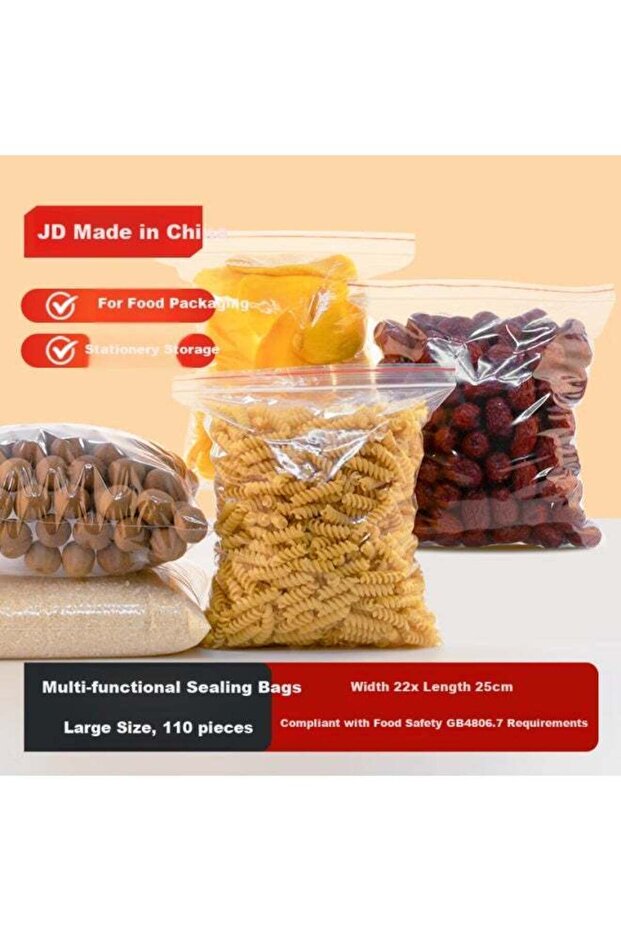 Jd Jingzao Food Storage Bags, Waterproof And Dustproof, For Freshness Preservation And Organization