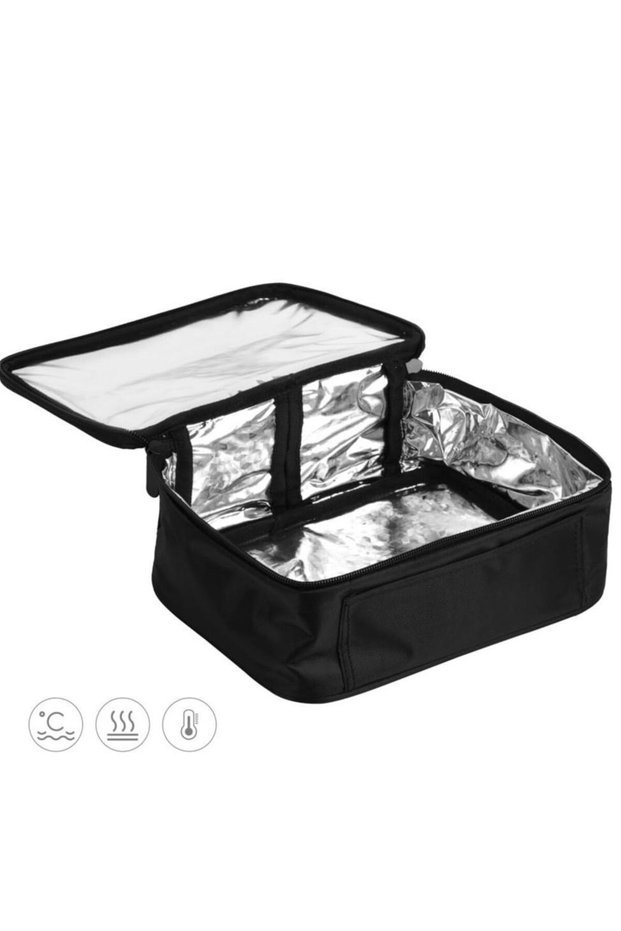 Lunch Box Bag With Divided Thermal Cooler Decker