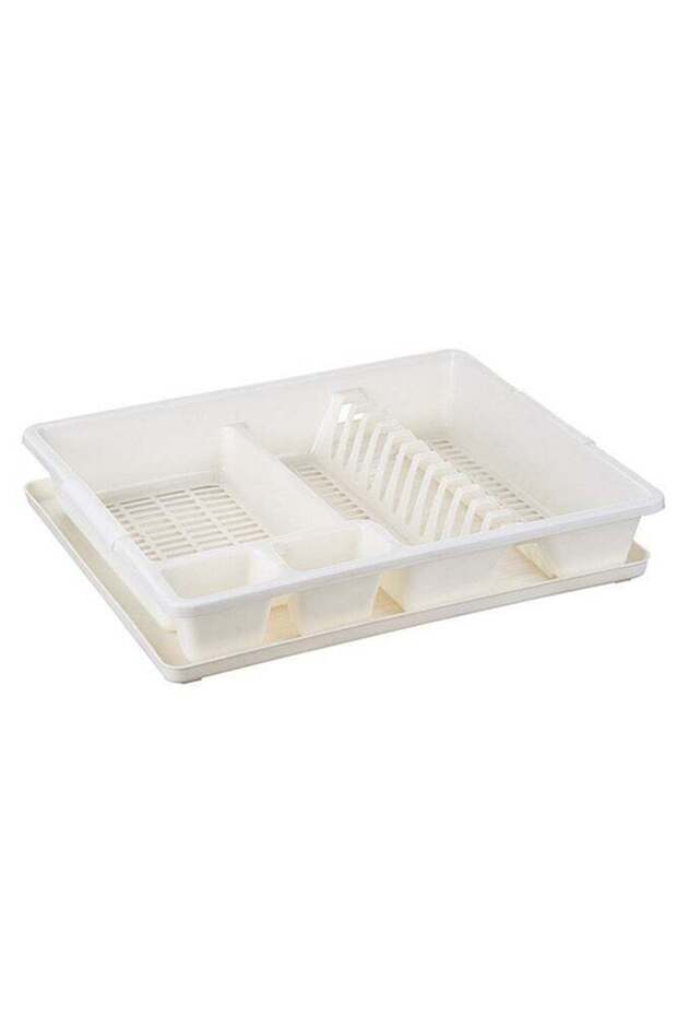Dish Drainer With Tray White