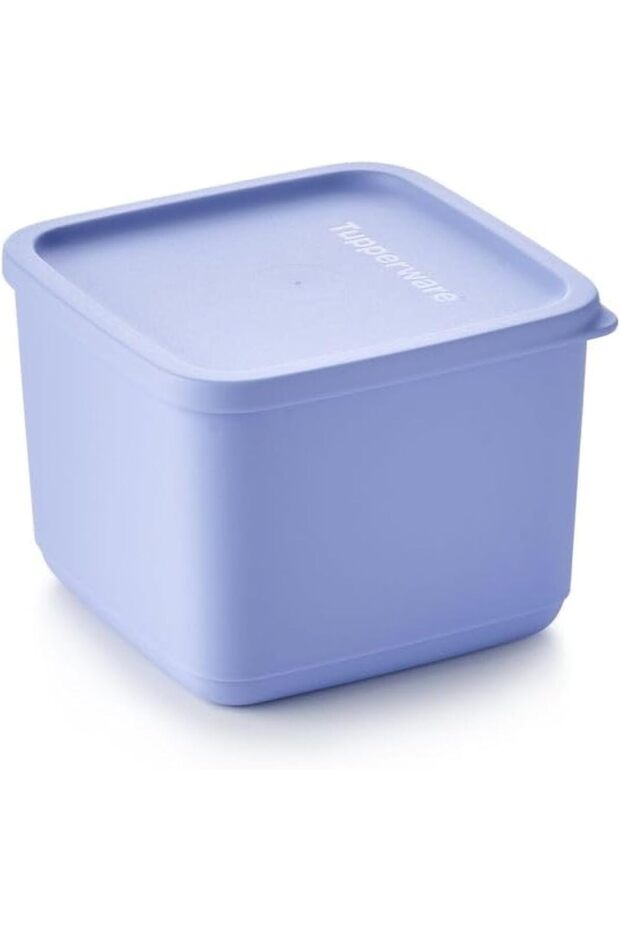 Tupperware Essentials Cubix Storage Box, 1 Liter Capacity, Purple