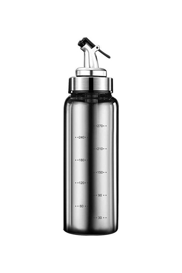 Oil Dispensing Bottle Silver 270ml