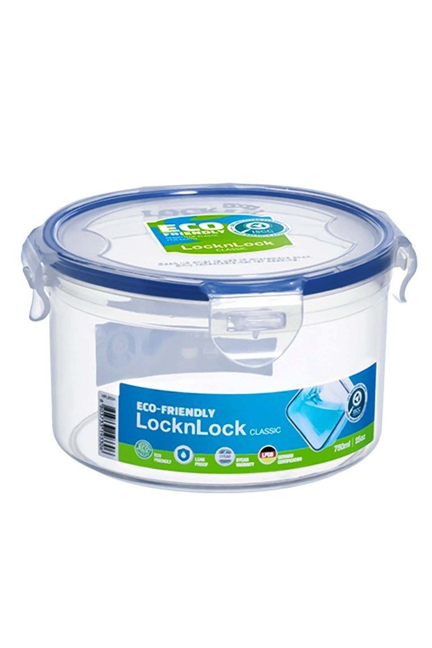 LocknLock Round Food Storage Container 750ml Airtight Leakproof Lid, BPA-Free, Microwave, Freezer &