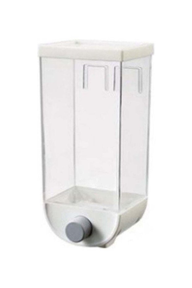 Wall-mounted Whole Grain Storage Box White 26 x 10 x 12cm