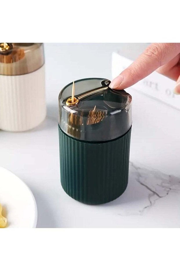1pc, Toothpick Box, Light Luxury Creative Storage Toothpick Box, Creative Design, Automatic Release