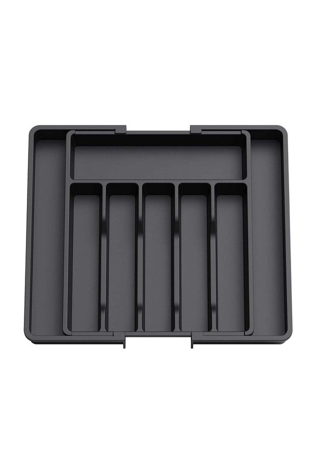 Expandable Utensil Tray Extended Tableware Storage Box Household Portable Telescopic Storage Tray S