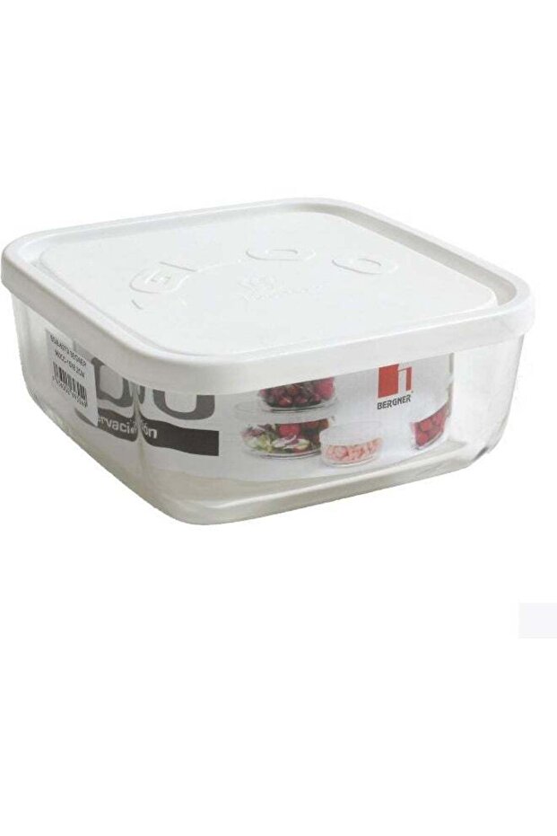 BERGNER IGLOO STORAGE JAR C/CAP WHITE 15X15X6CM