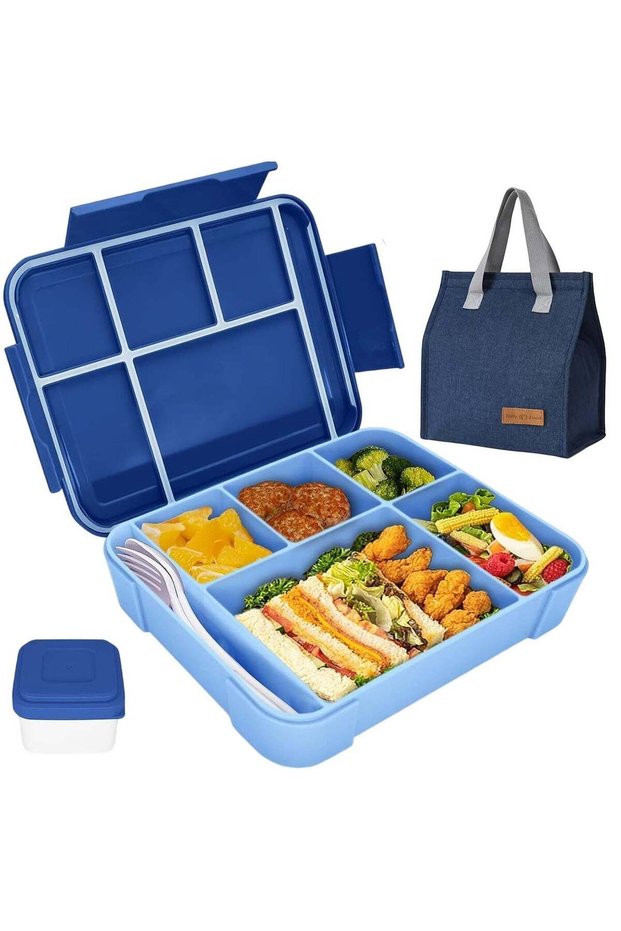 Lunch Box for Kid School,Children's Lunch Box with Compartments, Bento Box Children, Leak-proof Lun