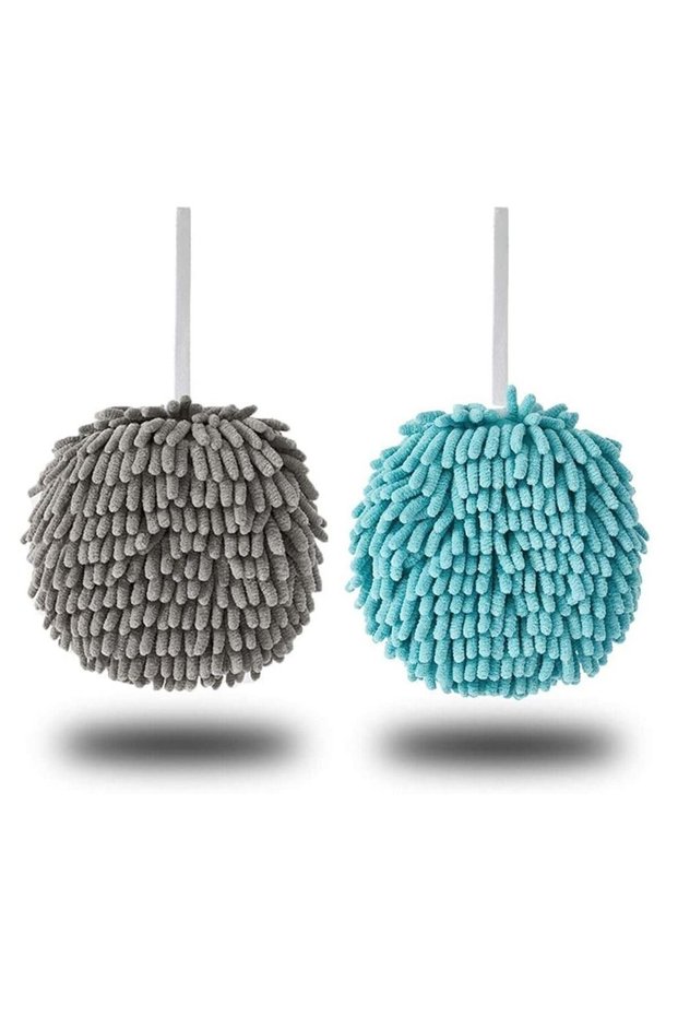 MahMir Microfiber Hand Towel Ball Fast Drying Chenille Hand Towel Ball Absorbent Soft Towel Microfi