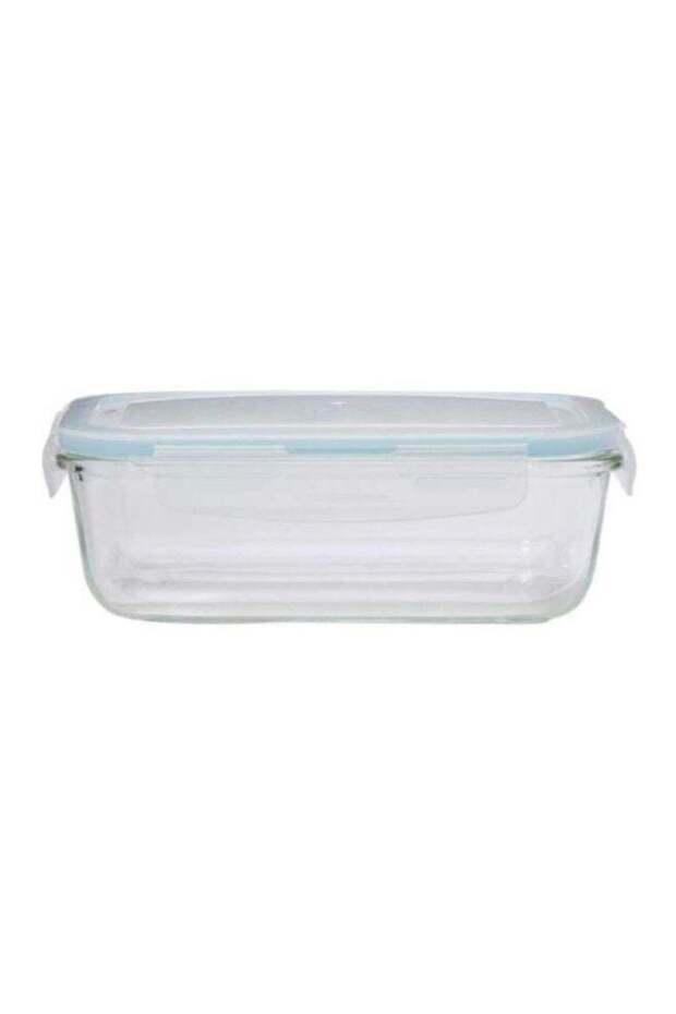 Boro Pro Rectangular Food Storage Container Blue/Clear 1180ml