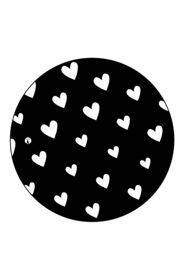 Hearts Printed Large Pin Multicolour