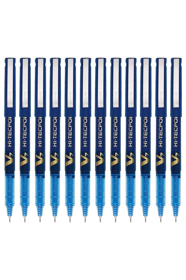 12-Piece V7 Fine Rollerball Pen Blue Ink
