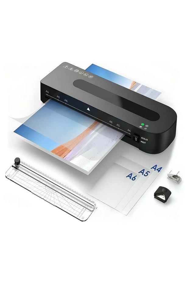 FN A4 Laminator Machine – 5-in-1 Thermal Laminating Kit – 9-Inch Max Width – Hot & Cold Lamination