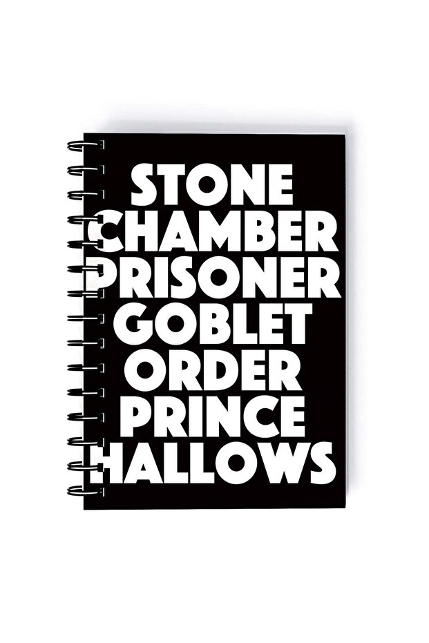Spiral A5 Notebook Harry Potter Stone Chamber Prisoner Movies Collection Hogwarts School