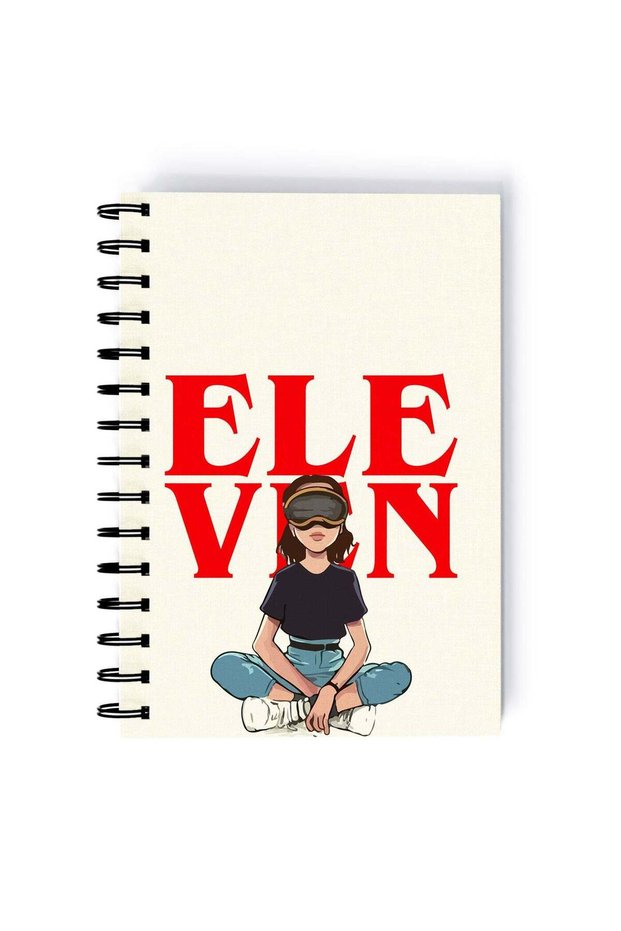 Spiral A5 Notebook Milly Bobby as Eleven Netflix TV Series Stranger Things