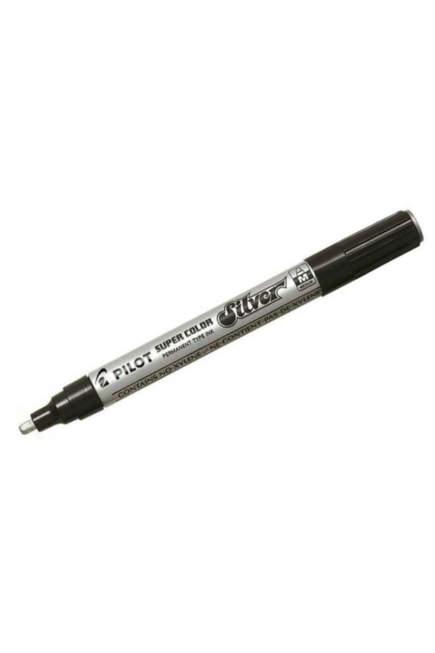PILOT Super Color SILVER Permanent Marker Medium