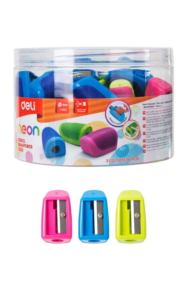 36-Piece Bump Design Pencil Sharpener Multicolour