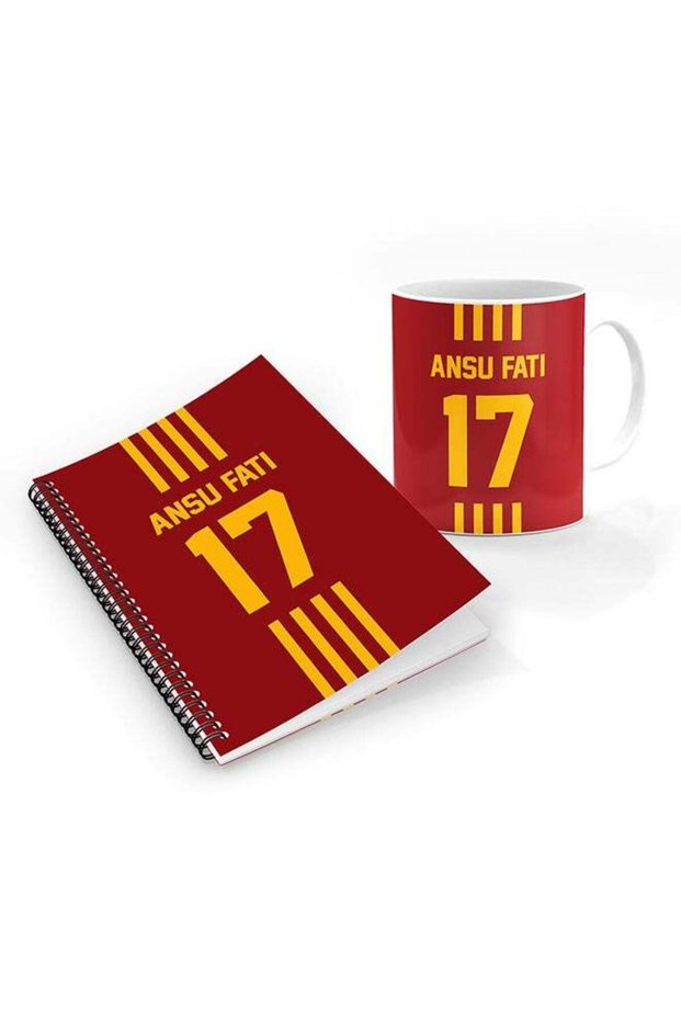 Designer Printed Coffee Mug + A5 Spiral Notebook Memo Notepad Journal Personalised Combo Gift Set F