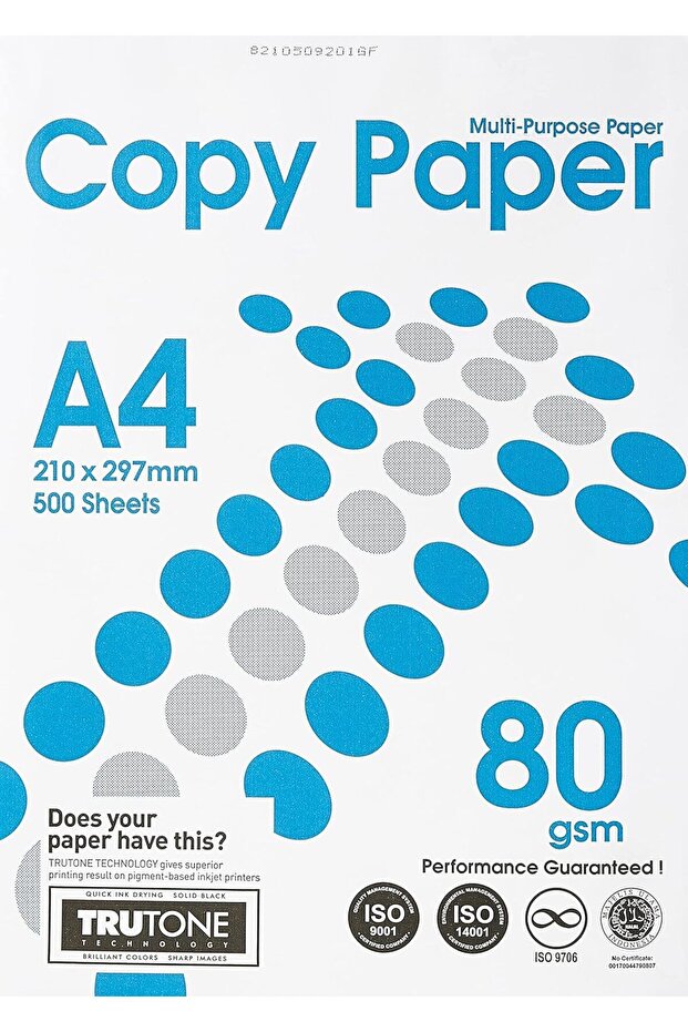 A4 Copy Paper 500 Sheets, 80GSM, White