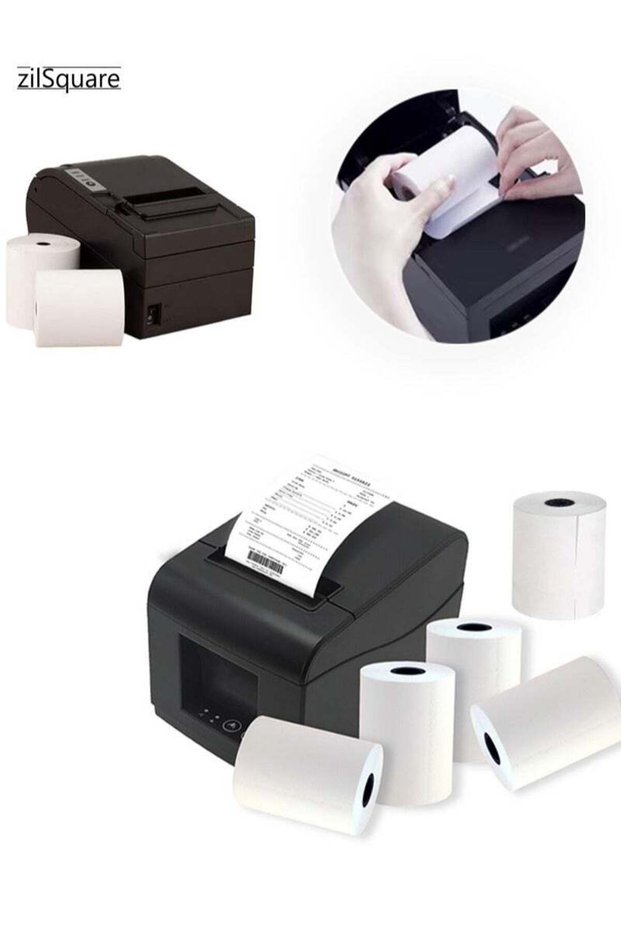 Premium Thermal Paper Roll 80mm x 80mm Pack (5rolls) – High Sensitivity POS Receipt Paper Rolls for