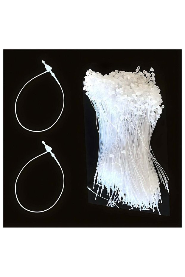200 pcs. Plastic Tag Fastener Security Loop Pins – Snap Lock Hang Tag Fastening Straps for Clothing
