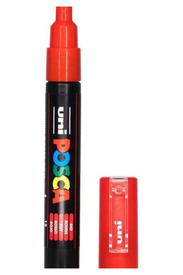 Uni Posca PC-1M Extra Fine Red Marker Pen