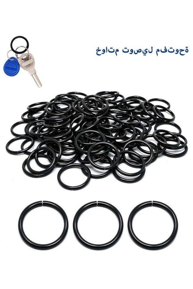 Small Binder Rings 0.8 inch, Book Rings 50pc, Flash Card Rings Index Card Ring Loose Leaf Binder Ri