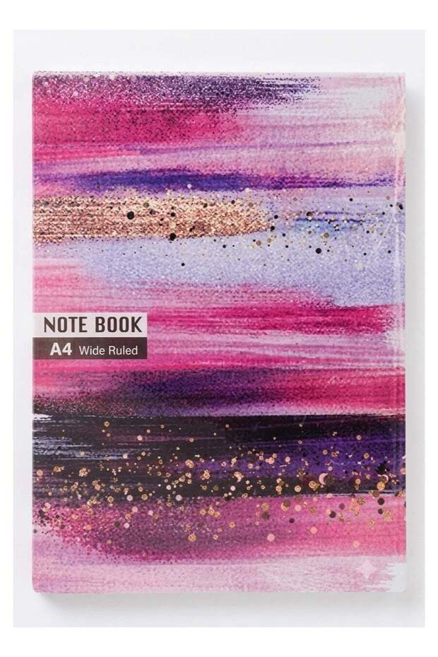 SOD Hard Cover A4 Ruled Notebook 100 Sheets S117, Premium Writing Notebook for School, Office & Hom
