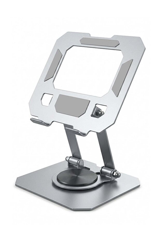 Duravel Laptop Stand for Desk, Adjustable Laptop Stand Holder with 360° Rotating Base, Ergonomic La