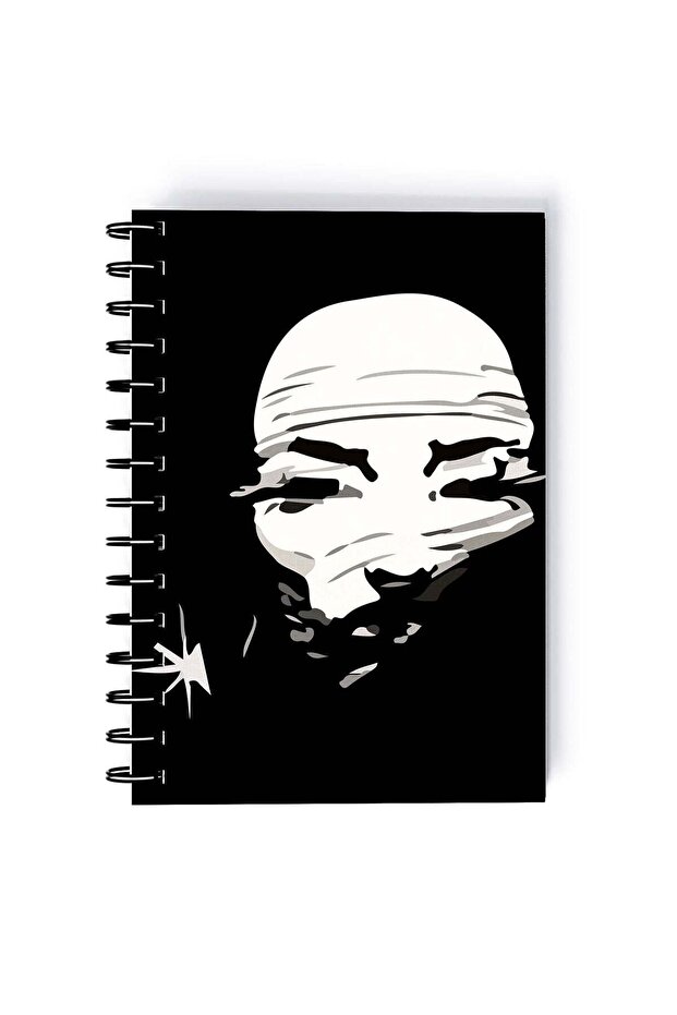 Spiral A5 Notebook Black Widow Natasha Romanoff Avengers Minimal