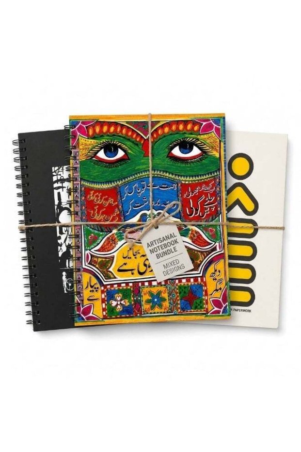Set of 3 A5 Spiral Notebooks, Lined 160 Pages Each – Small Wirebound Aesthetic Journal Note Pad Pac