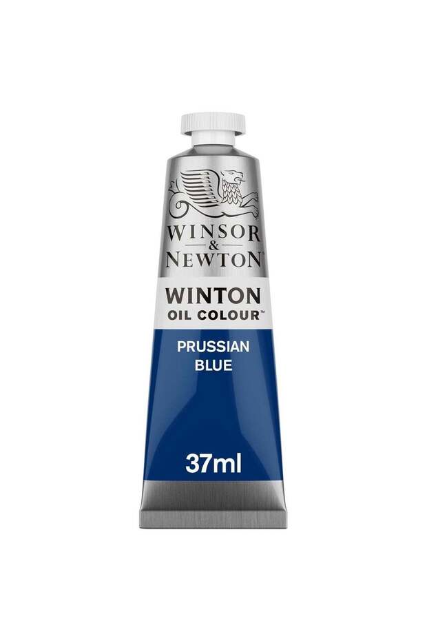 Winton Oil Colour Paint Tube 37ml Content Prussian Blue