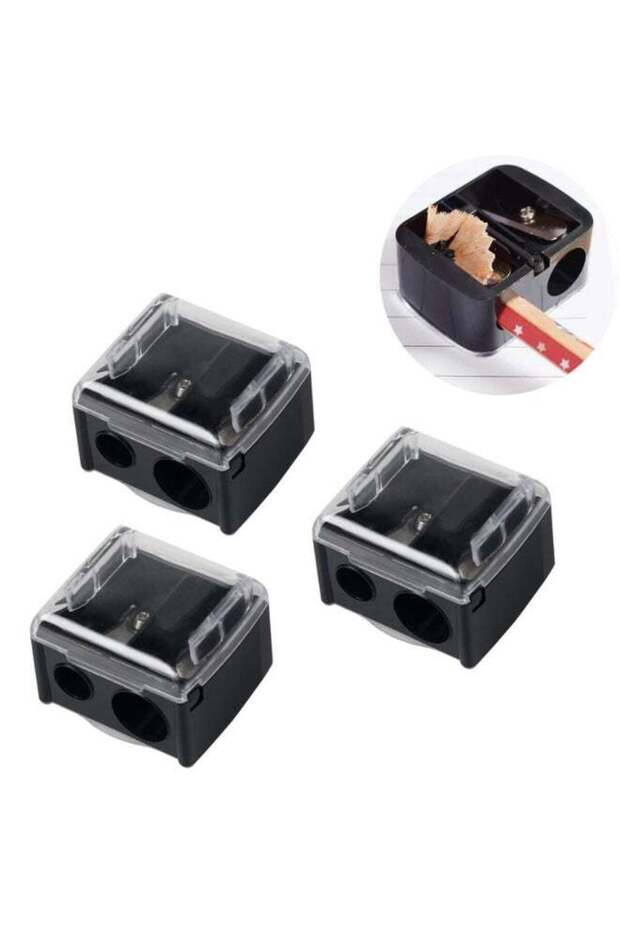 Eyeliner Pencil Sharpener, Eyeliner Sharpener for Pencil, Makeup Pencil Sharpener, Dual Holes, Shar