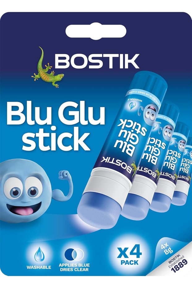 Blu Glu Stick Glue Sticks - 4 Pack