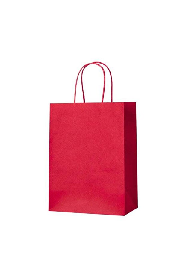 Red Paper Party Bags - Pack of 8