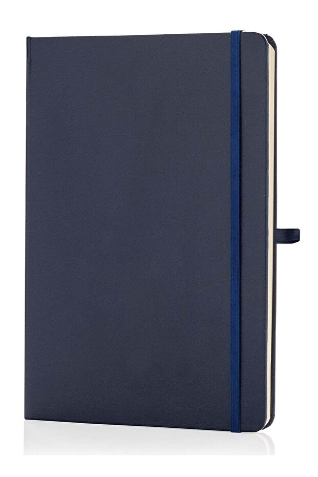 Classic Lined Notebook, 192 Pages, Hardcover – Ruled (Navy Blue)