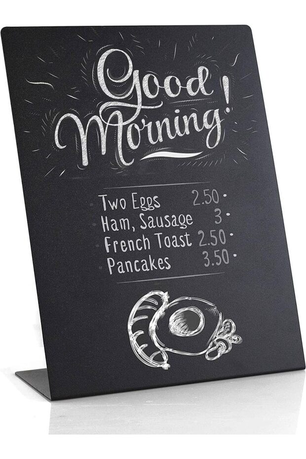 ARS® Wooden Mini Menu Chalkboard Sign, Multicolor, 11 x 8.5 in