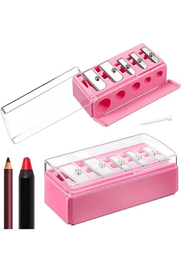 5 Hole Makeup Pencil Sharpener Cosmetic Tool Multiple Sizes Eyeliner And Lip Liner Sharpener For Wo