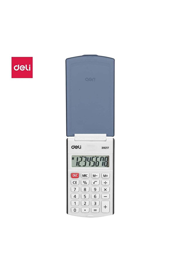 Deli Calculator - 8 Digits, Durable Plastic, Black, E39217