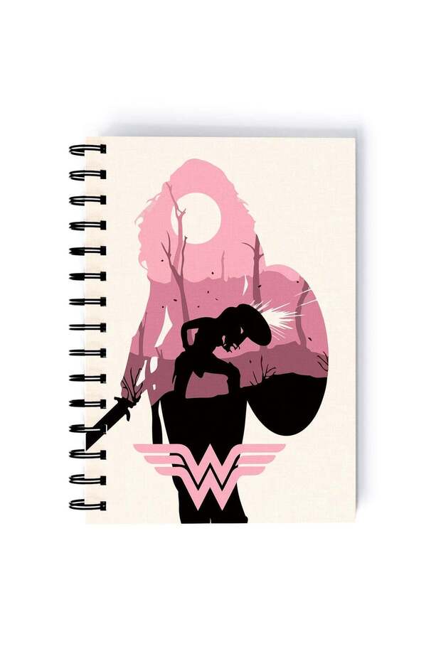 Spiral A5 Notebook Wonder Woman Themyscira Modern Scene Super Woman