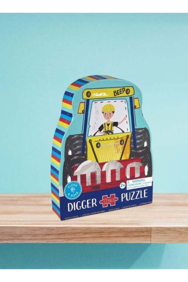 Multicolour Digger Puzzle Educational Fun