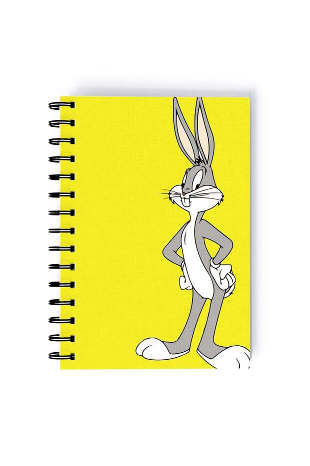 Spiral A4 Notebook Bugs Bunny Looney Tunes Standing 90s Cartoon Graphic