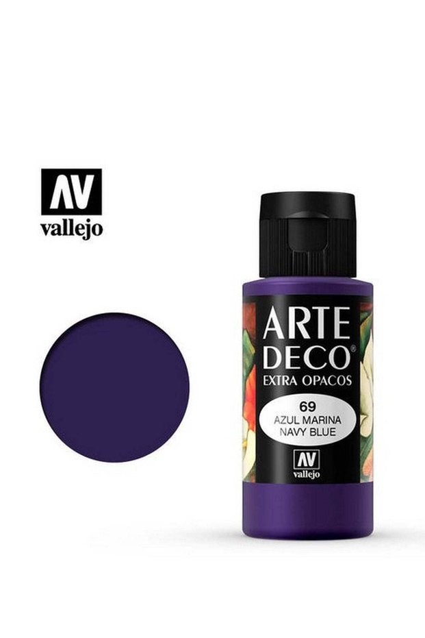 Art Deco 069 Navy Blue 60ml – Premium Matte Acrylic Paint for Crafts & Art