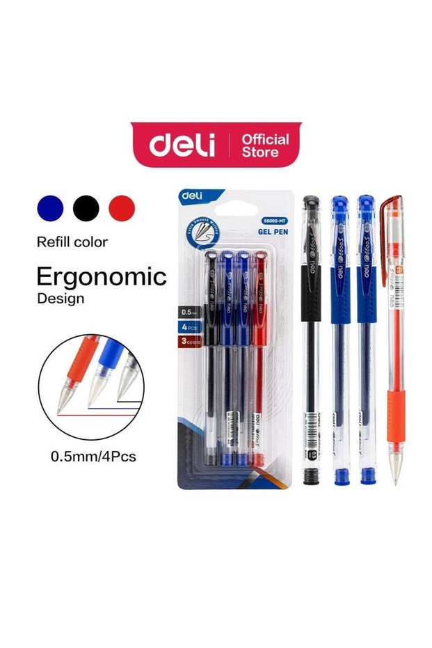 E6600S-MT Gel Pen (Conical Tip: 0.5mm) - Assorted Colors