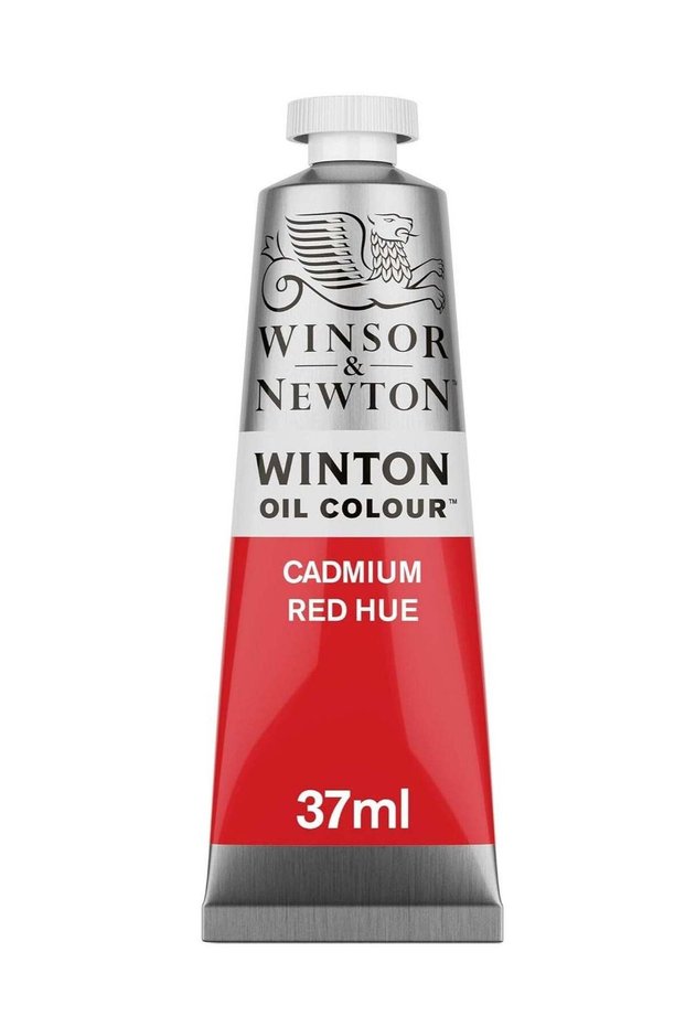 Winton Oil Colour Paint Tube 37ml Content Cadmium Red Hue
