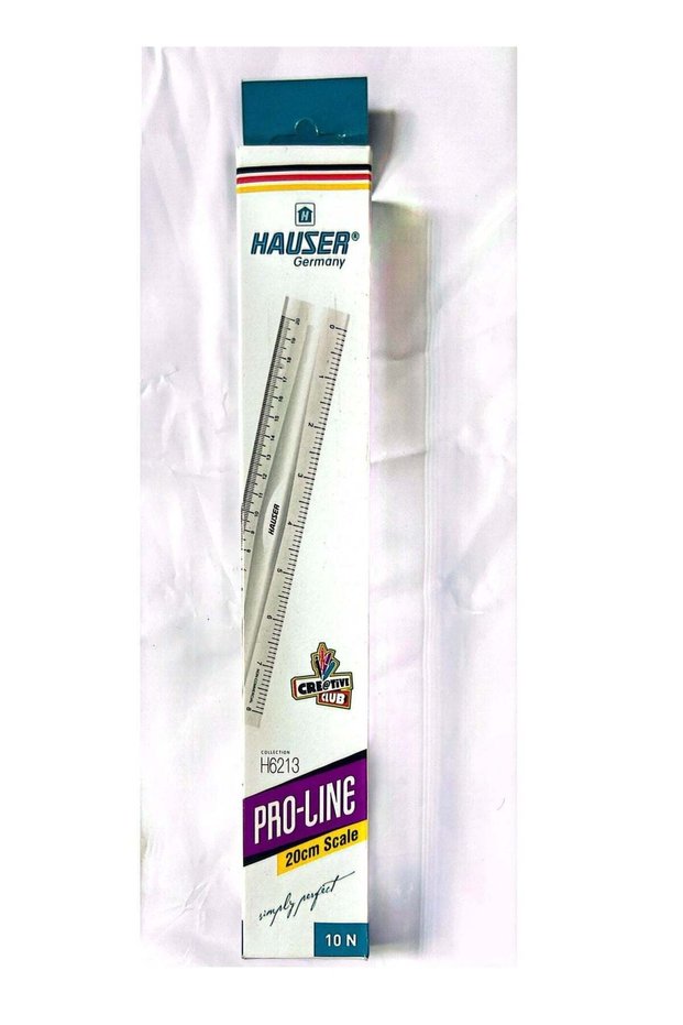 20cm Transparent Scale (Pack of 10)