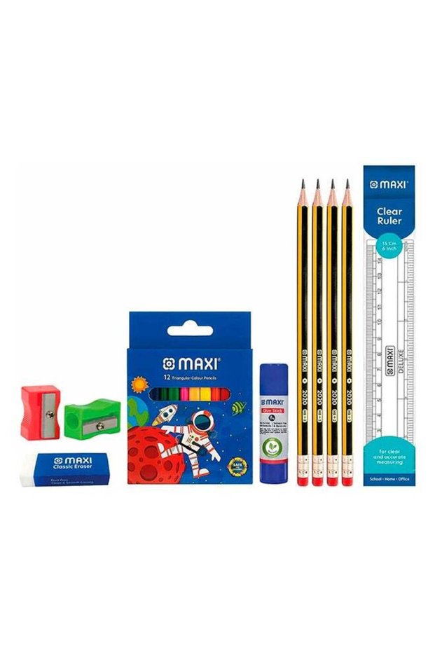 School Stationery Set 21 Pieces