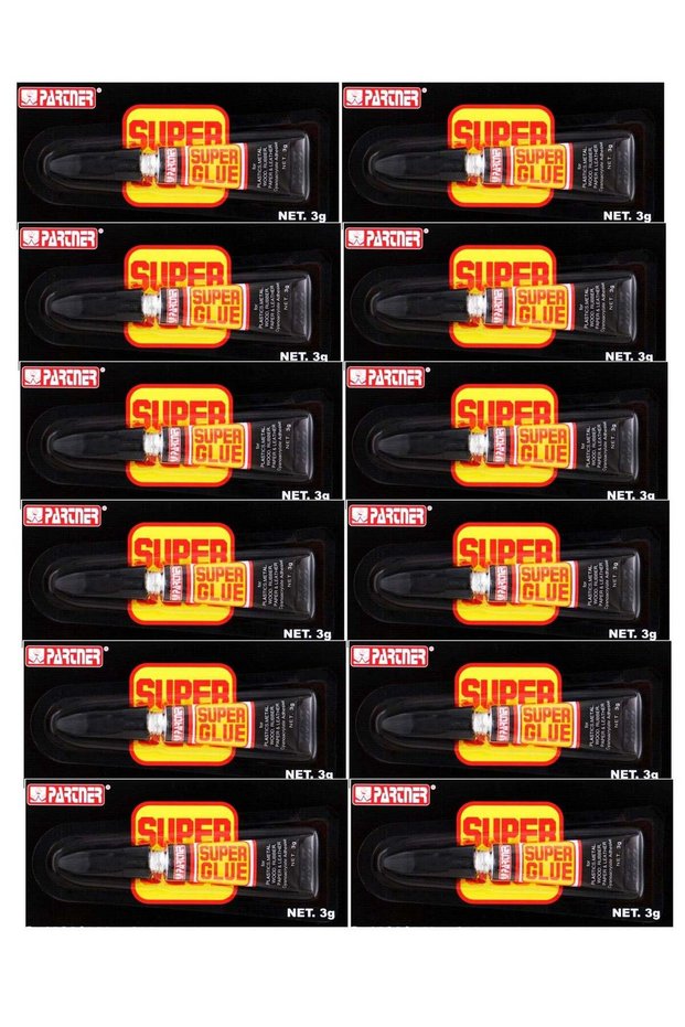 12-Piece Super Glue 3gm Content