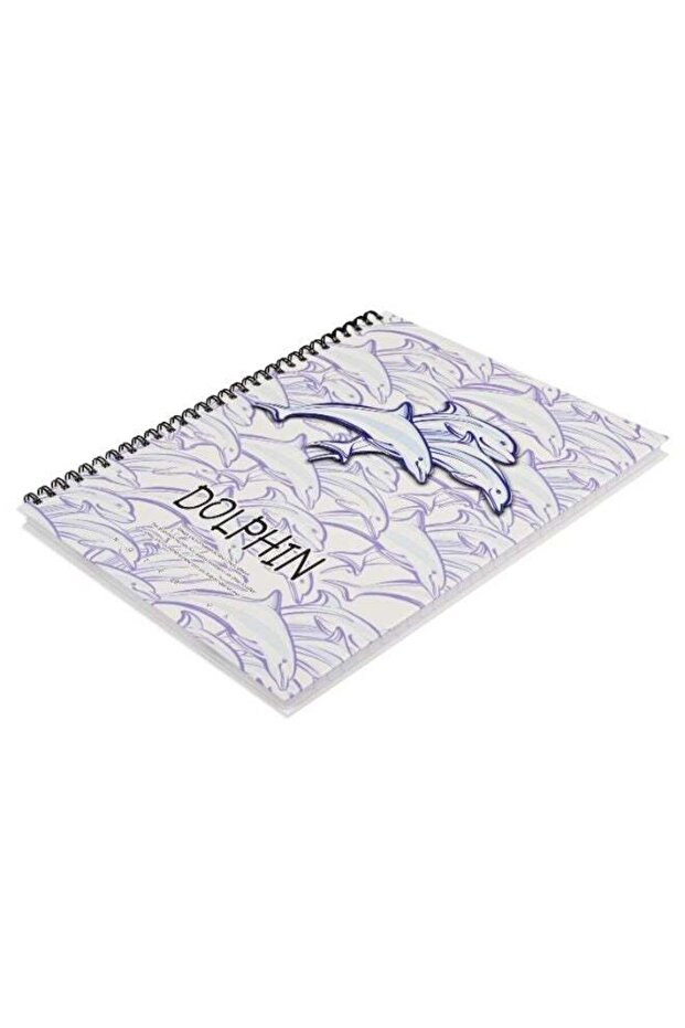 Notebook Double Loop Spiral Binding, Hard Cover Materials, Size 10x8" Inches, 8mm Single Line Rulin