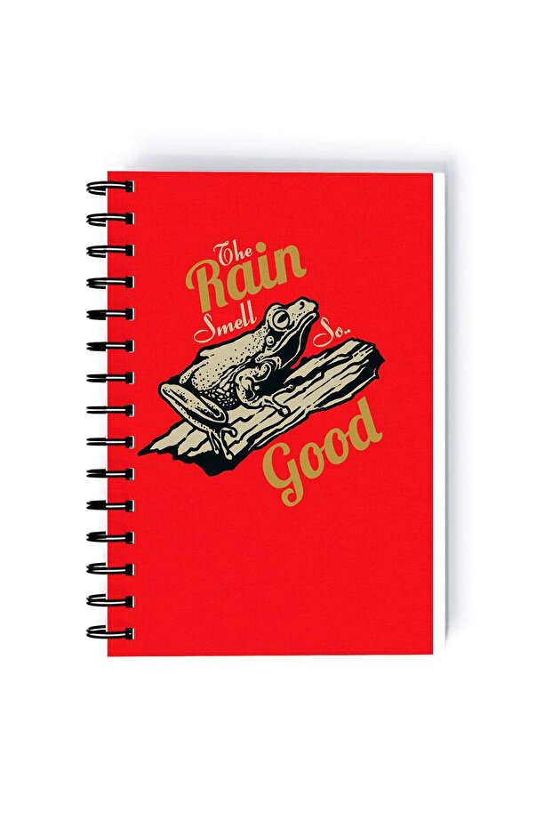 Rain Forest Design Rectangle Spiral A5 Notebook Multicolour