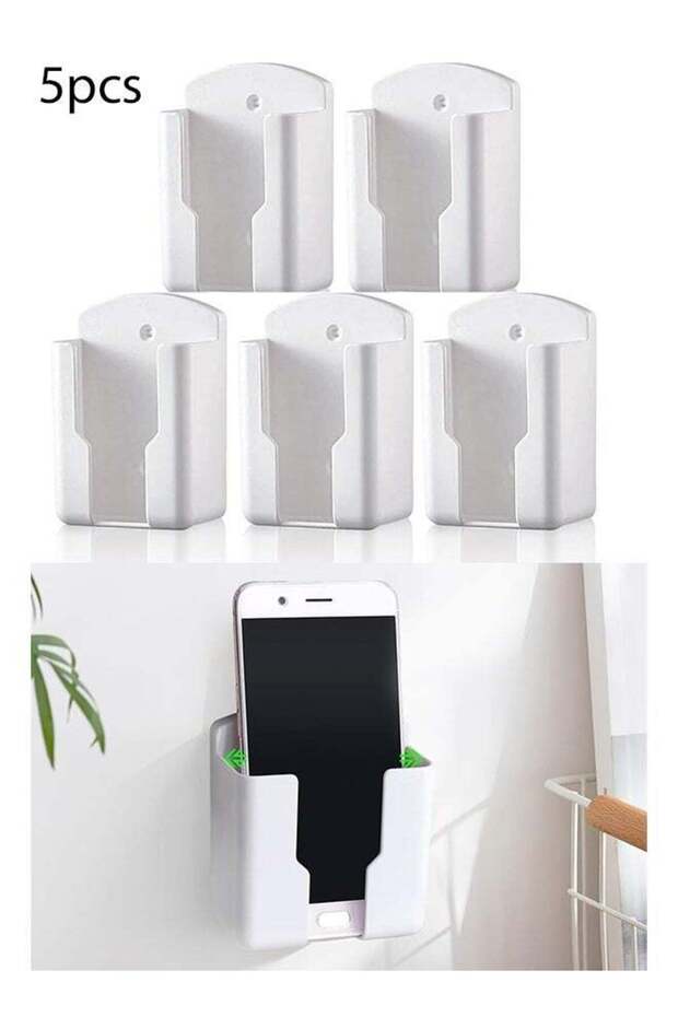 5 Pcs Wall Mount Remote Control Holder, TV Air Conditioner Remote Control Holder, Wall Mount Stora